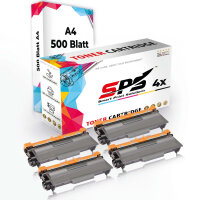 Druckerpapier A4  +  4x Multipack Set Kompatibel f&uuml;r Brother MFC-8520  Toner (TN-3330)