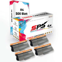 Druckerpapier A4  +  4x Multipack Set Kompatibel f&uuml;r Brother MFC-8950  Toner (TN-3390)