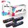 Druckerpapier A4 + 4x Multipack Set Kompatibel für HP Color Laserjet Pro MFP M 280 (203A/CF540A,CF541A,CF542A,CF543A) Toner-Kartusche Schwarz,Cyan, Magenta,Gelb