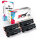 Druckerpapier A4 + 4x Multipack Set Kompatibel für HP LaserJet Professional P 1607 (CE278A/78A) Toner-Kartusche Schwarz 2XL 3000 Seiten