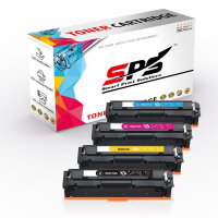 4x Multipack Set Kompatibel für HP Color LaserJet Pro MFP M 283 FDW (HP W2210A / 207A) Toner-Kartusche Schwarz, Cyan, Magenta, Gelb