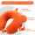 WINLIFE Memory Foam Nackenkissen Stützkissen luxuriöses kompaktes Schlafrestkissen (Orange)