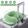 WINLIFE Memory Foam Nackenkissen Stützkissen luxuriöses kompaktes Schlafrestkissen (Grün)