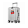 WINLIFE® Größe M Reisekoffer Alu-Rahmen mit ABS & TSA Nummern-Schloss 53cm Kabinentrolley | Handgepäck Farbe-Silber