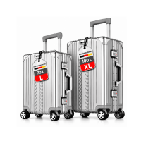 WINLIFE® SPARSET L+XL Reisekoffer Alu-Rahmen mit ABS...
