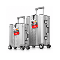 WINLIFE® SPARSET M+XL Reisekoffer Alu-Rahmen mit ABS...