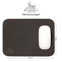 Mousepad 25x18cm in Chocolate