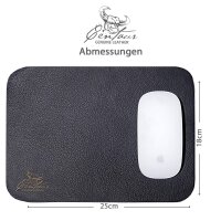 Mousepad 25x18cm in Schwarz