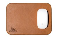 Mousepad 25x18cm in Cognac Vintage