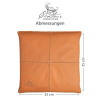 Sitzkissen 35x35cm in Cognac