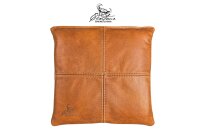 Sitzkissen 35x35cm in Cognac Vintage