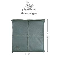 Sitzkissen 35x35cm in Flaschengrün