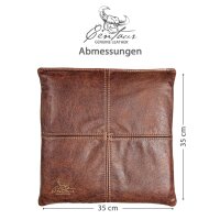 Sitzkissen 35x35cm in Nussbraun