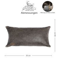 Sofakissen 50x30cm in Basaltgrau