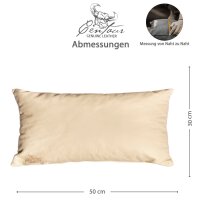 Sofakissen 50x30cm in Champagner