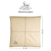 Sitzkissen 35x35cm in Champagner