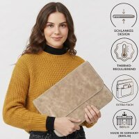 Laptop Tasche für MacBook 14" in Cognac Vintage