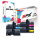 4er Multipack Set Kompatibel für OKI MC563 Drucker Toners OKI 46490608 Schwarz, 46490607 Cyan, 46490605 Gelb, 46490606 Magenta