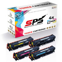4er Multipack Set Kompatibel f&uuml;r HP Color Laserjet Pro MFP M180 Drucker Toners HP 205A CF530A Schwarz, CF531A Cyan, CF532A Gelb, CF533A Magenta