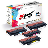 4er Multipack Set Kompatibel f&uuml;r HP Color Laser MFP 178NW (4ZB96A) Drucker Toners HP 117A W2070A Schwarz, W2071A Cyan, W2072A Gelb, W2073A Magenta