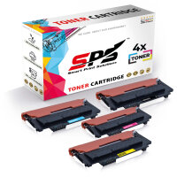 4er Multipack Set Kompatibel f&uuml;r HP Color Laserjet 150A (4ZB94A#B19) Drucker Toners HP 117A W2070A Schwarz, W2071A Cyan, W2072A Gelb, W2073A Magenta