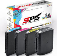 5er Multipack Set kompatibel f&uuml;r HP Officejet Pro 8500 Wireless Staples EcoEasy Edition (CB874A) Druckerpatronen 940XL