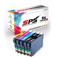 5er Multipack Set kompatibel für Epson Expression Home XP-355 (C11CH16404) Druckerpatronen 29XL