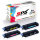 4er Multipack Set Kompatibel für HP Color Laserjet 2605 (Q7821A) Drucker HP 124A Q6000A Schwarz,Q6001A Cyan, Q6002A Gelb, Q6003A Magenta Toners