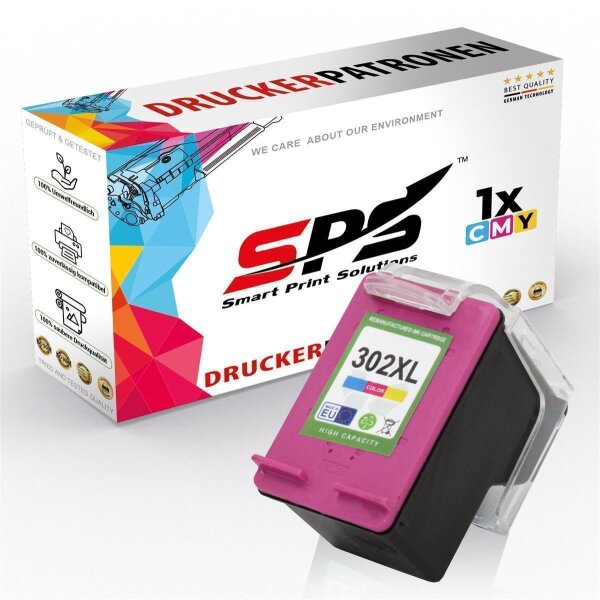 Kompatibel für HP Deskjet 3637 / F6U67AE / 302XL Druckerpatrone Farbig