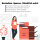 Kompatibel für HP Envy 4520 / F6U67AE / 302XL Druckerpatrone Farbig