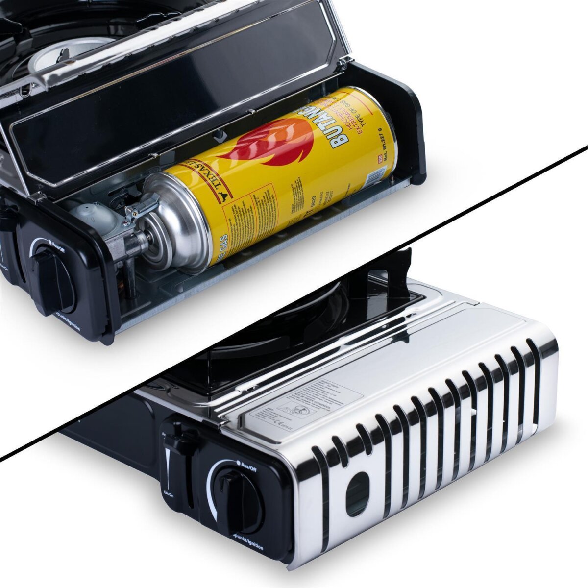 UGAS 220g Butangas-Kartusche – Perfekt Für Gaskocher Und Campingkocher, Made In Germany