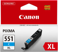 Original Canon 6444B001 / CLI-551CXL Druckerpatronen Cyan