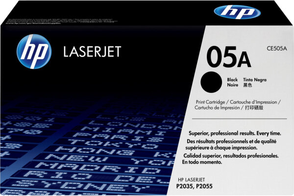 Original HP CE505A / 05A Toner Schwarz