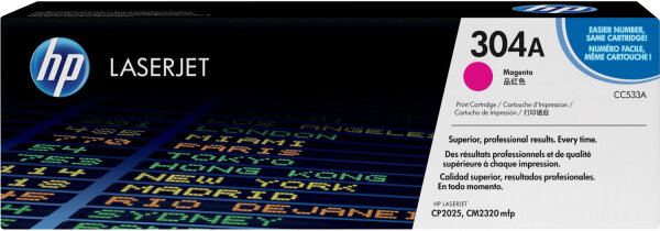 Original HP CC533A / 304A Toner Magenta