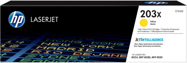Original HP CF542X / 203X Toner Gelb