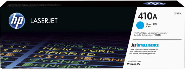 Original HP CF411A / 410A Toner Cyan