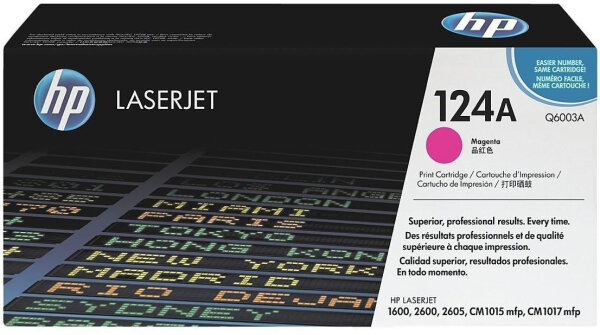 Original HP Q6003A / 124A Toner Magenta