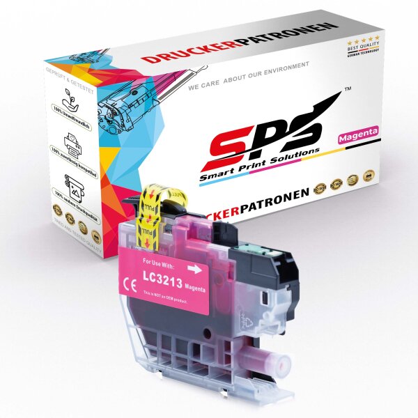 Kompatibel für Brother MFC-J 497 DW (LC-3213M) Tintenpatrone Magenta