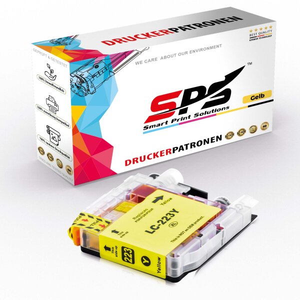 Kompatibel für Brother MFC-J 5720 (LC-223Y) Tintenpatrone Gelb