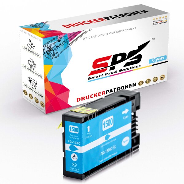 Kompatibel für Canon Maxify MB 2000 Series (9193B001/PGI-1500XLC) Tintenpatrone Cyan