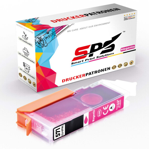 Kompatibel für Canon Pixma MG 7752 (0333C004/CLI-571XLM) Tintenpatrone Magenta