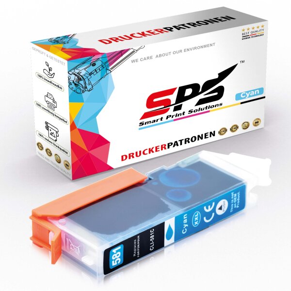 Kompatibel für Canon Pixma TS 6220 white (1995C001/CLI-581CXXL) Tintenpatrone Cyan