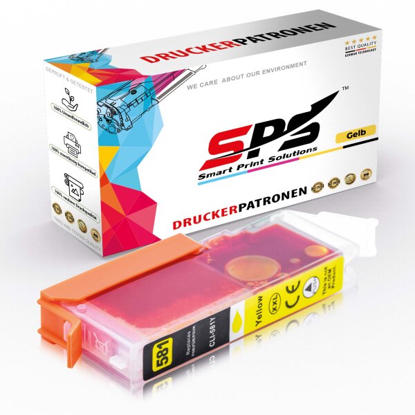 Kompatibel für Canon Pixma TS 9100 Series (1997C001/CLI-581YXXL) Tintenpatrone Gelb