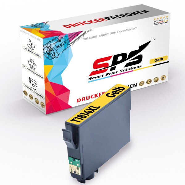 Kompatibel für Epson Expression Home XP-30 (C13T18144010/T1814) Tintenpatrone Gelb
