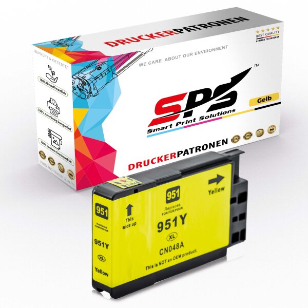 Kompatibel für HP Officejet Pro 8620 E (CN048AE/951XL) Tintenpatrone Gelb