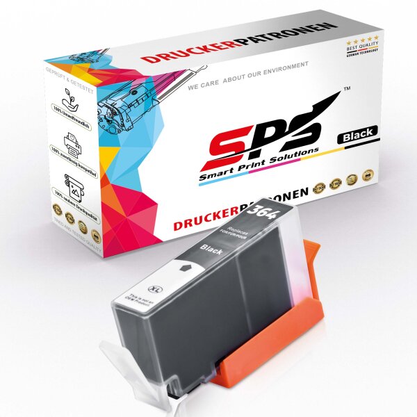 Kompatibel für HP Photosmart 5524 E AIO (CB322EE/364XL) Tintenpatrone Schwarz