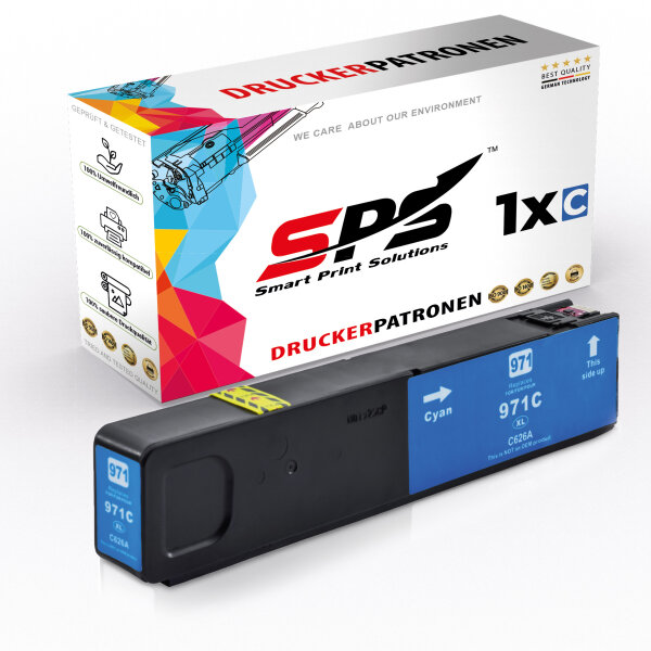 Kompatibel für Troy SecurePro Jet X 476 dx (CN626AE/971XL) Tintenpatrone Cyan