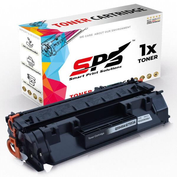 Kompatibel für HP LaserJet Professional P 2014 n (Q7553A/53A) Toner-Kartusche Schwarz