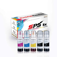 5x Multipack Set Kompatibel f&uuml;r Epson EcoTank ET-2726 Unlimited (104/C13T00P240, C13T00P340, C13T00P440, C13T00P140) Nachf&uuml;llflaschen