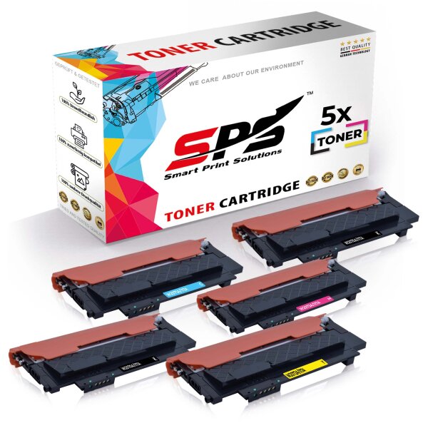 5x Multipack Set Kompatibel für HP Color Laser MFP 178 nwg (117A/W2071A, W2073A, W2072A, W2070A) Toner